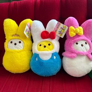 12” Sanrio x Peeps Easter Plush Bundle